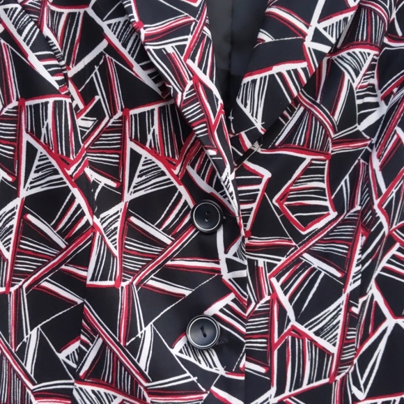 Dress Barn career jacket blazer red Medium  |  Petite - Picture 7 of 17